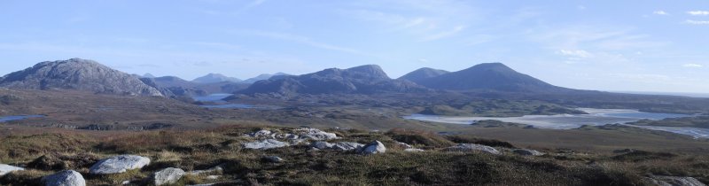 Panorama of Uig on the Isle of Lewis